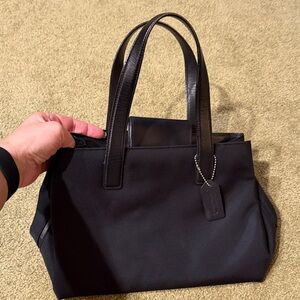 Elegant Black Tote Bag